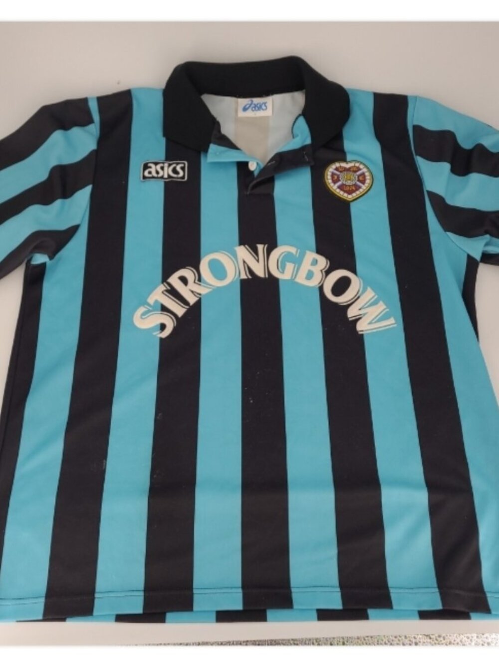 Vintage Heart of Midlothian Scotland 1993–94 Away Football Jersey by Asics L
